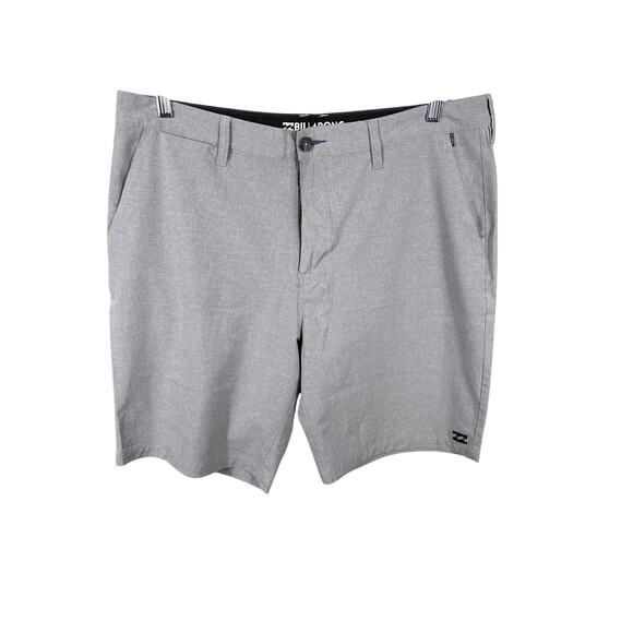 Billabong Submersible Crossfire Quad Blend Men Size 38 Gray Beach Surfing Shorts - Picture 1 of 11